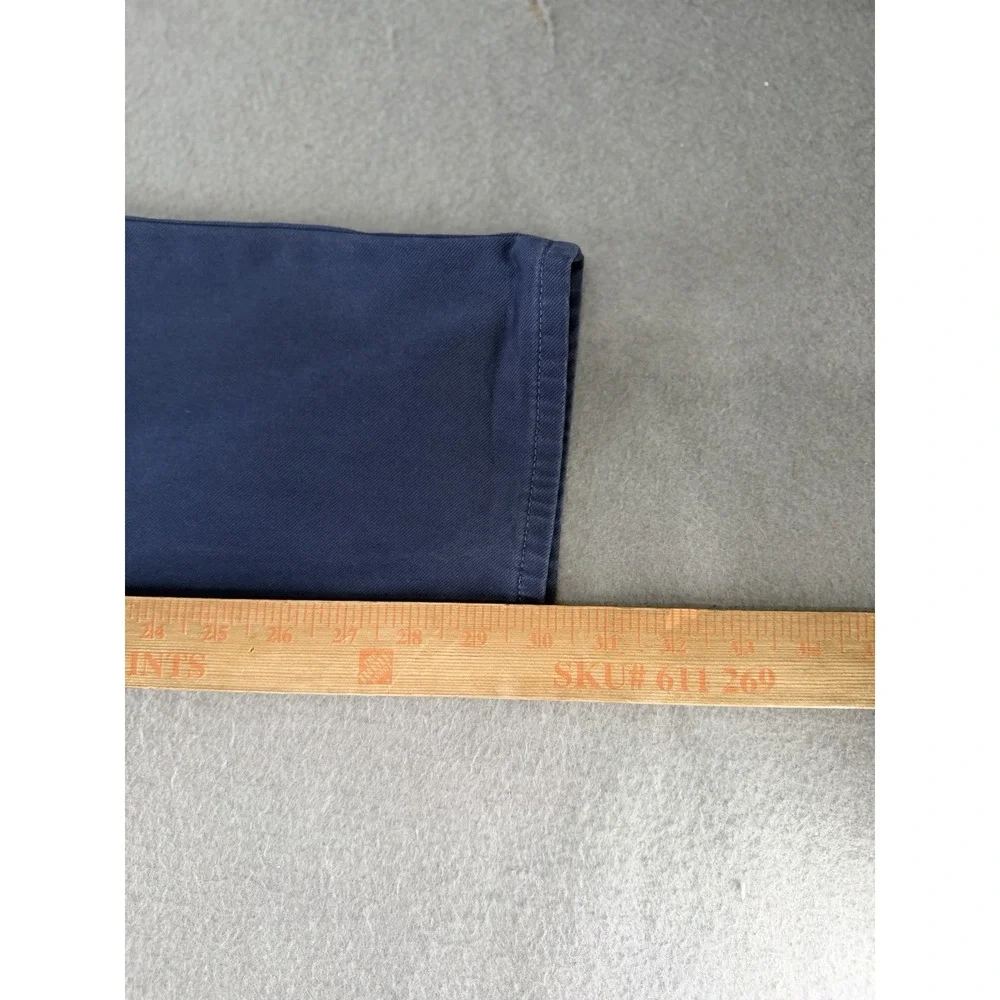Banana Republic Slim Traveler Pants Mens 34x30 Slate Blue Stretch Office